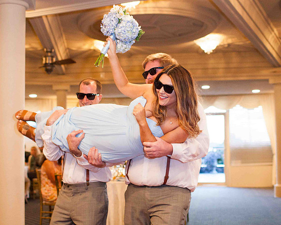 Stacy's wedding day at The State Room, Long Beach Island, NJ