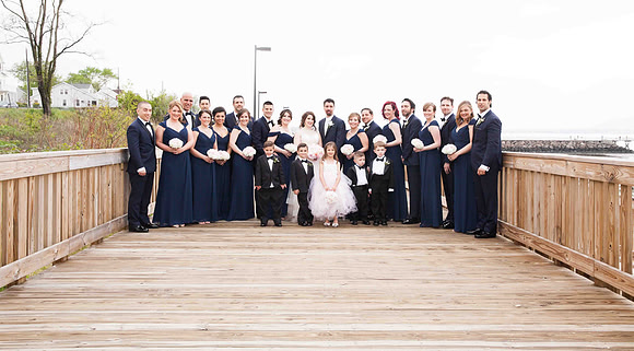 Boardwalk Wedding Portraits by the beach