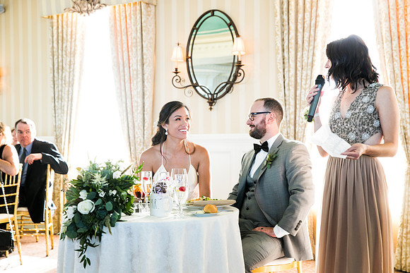 Lauren's wedding day at Mallard Island in Long Beach Island NJ