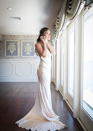 Lauren's wedding day at Mallard Island in Long Beach Island NJ