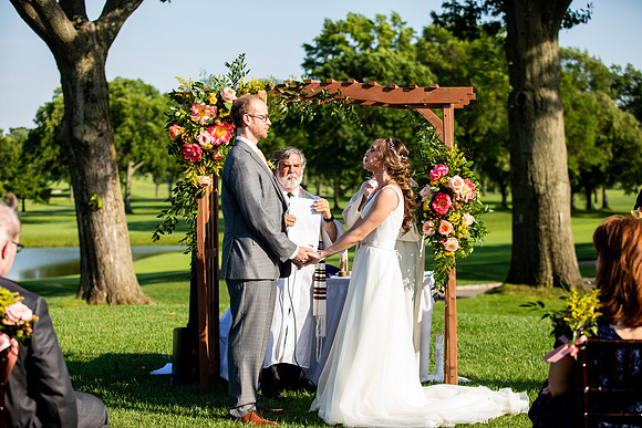 Lauren and Jason at the Montclair Country Club