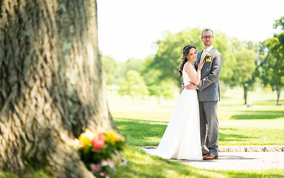 Lauren and Jason at the Montclair Country Club