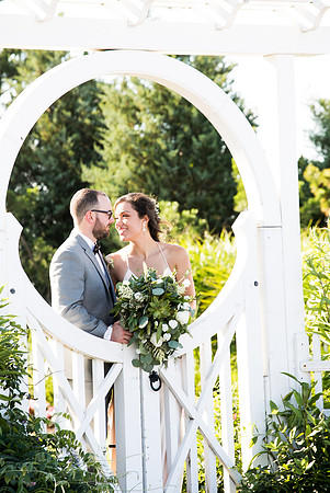 Lauren's wedding day at Mallard Island in Long Beach Island NJ
